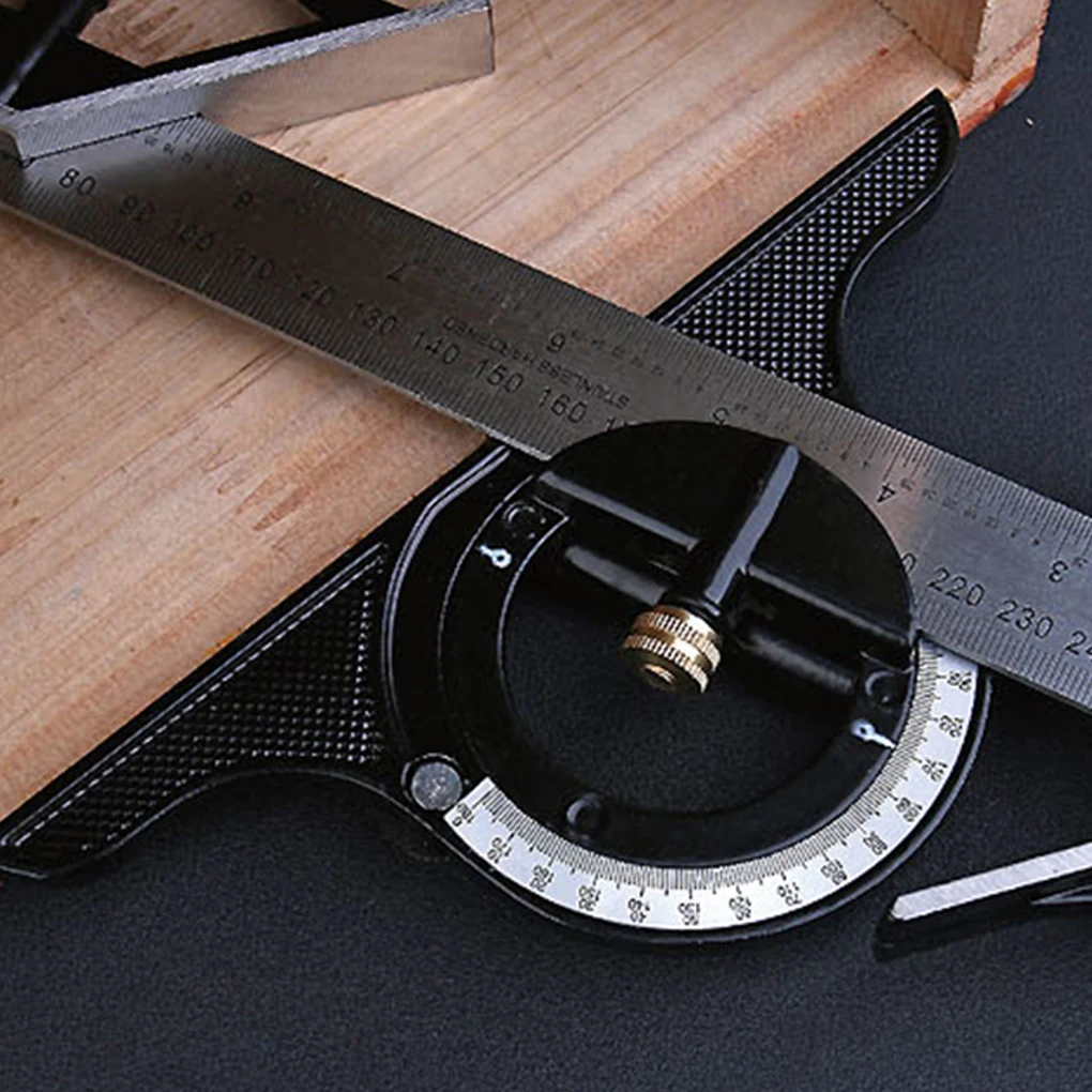 300mm/600mm Adjustable Combination Square Angle Ruler 45/90 Degree Multifunctional Gauge Measuring Tools
300mm/600mm Adjustable Combination Square Angle Ruler 45/90 Degree Multifunctional Gauge Measuring Tools