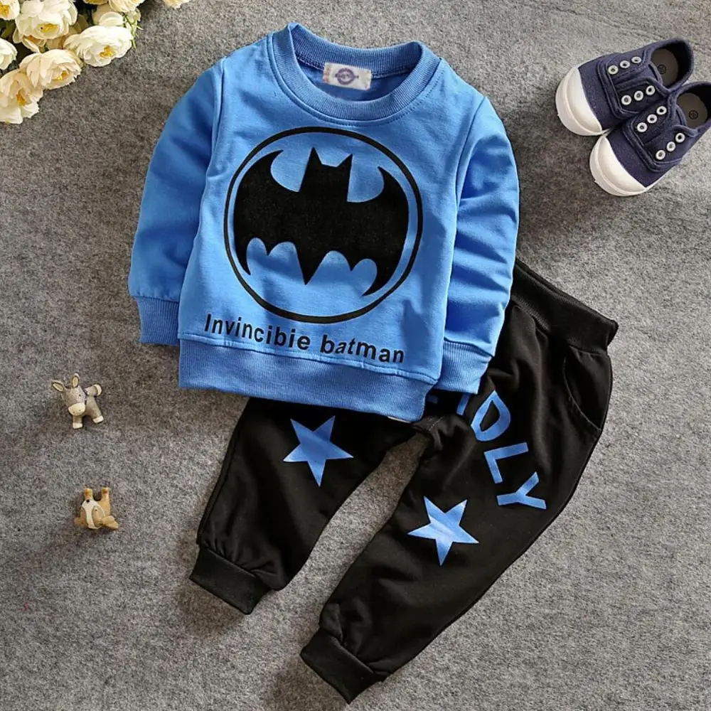 Autumn newborn baby boys clothing set long sleeve batman kids boy Leisure sports suit infants pants sets 1-3 years
Autumn newborn baby boys clothing set long sleeve batman kids boy Leisure sports suit infants pants sets 1-3 years