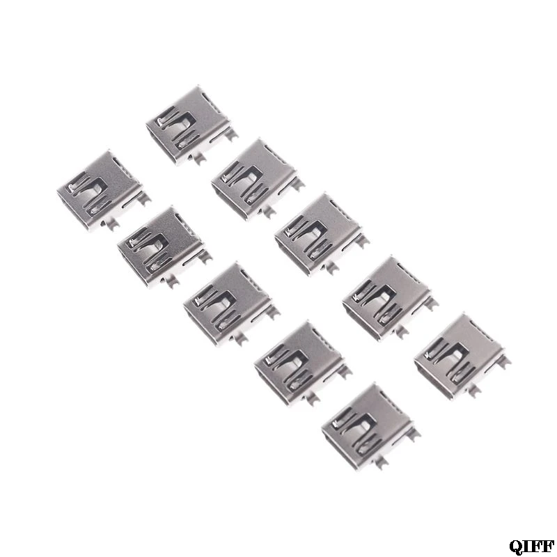 10Pcs Mini USB Type B 5 Pin Female Socket Connector For Mobile Phone Charging Mar28
10Pcs Mini USB Type B 5 Pin Female Socket Connector For Mobile Phone Charging Mar28