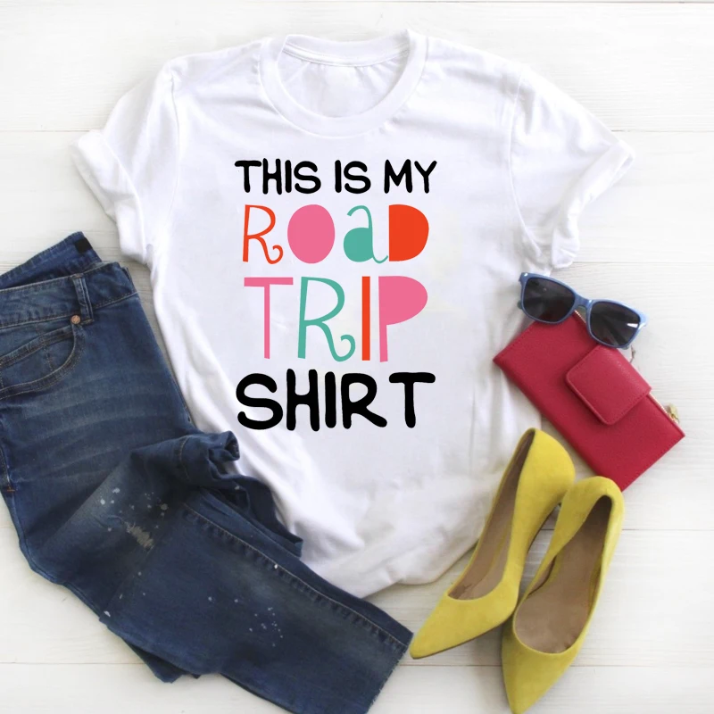 Women Shirt Summer Road Trip Travel Cute happy camper Kawaii Womens Clothes Graphic Printed Ladies Tee Top Tshirt Female T-shirt
Women Shirt Summer Road Trip Travel Cute happy camper Kawaii Womens Clothes Graphic Printed Ladies Tee Top Tshirt Female T-shirt