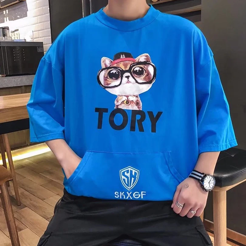 Yaffa Tamin Men's Tops & Tees 2018 New Cartton Cotton Men T-shirt O-Neck Cute Kitty Short Sleeves Casual Men's Shirts
Yaffa Tamin Men's Tops & Tees 2018 New Cartton Cotton Men T-shirt O-Neck Cute Kitty Short Sleeves Casual Men's Shirts