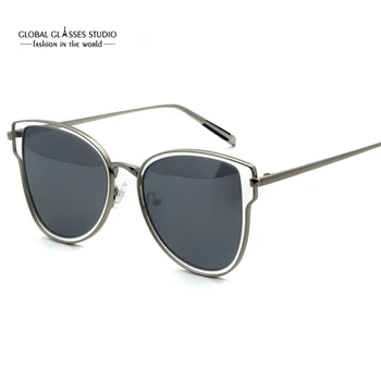 Fashion Luxury Slim Design Sunglasses Cat-Eye Shape For Woman Hollow Frame Lens With UV400 Polaroid RX lens RST017
Fashion Luxury Slim Design Sunglasses Cat-Eye Shape For Woman Hollow Frame Lens With UV400 Polaroid RX lens RST017