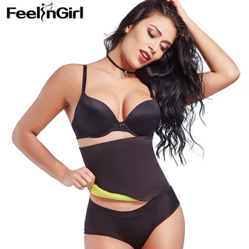 FeelinGirl Black Neoprene Waist Cincher Corset shapers Tummy Belly Girdle Waist Trainer Slimming Belt S-XXL -C 
FeelinGirl Black Neoprene Waist Cincher Corset shapers Tummy Belly Girdle Waist Trainer Slimming Belt S-XXL -C