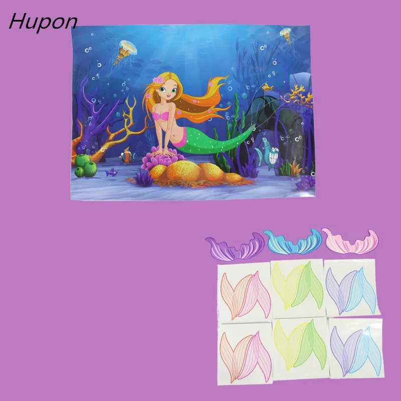 1set Mermaid Party Games Kids Birthday Party Stickers Tail Game Props with Eye Masks Mermaid Decorations Festive Party Supplies
1set Mermaid Party Games Kids Birthday Party Stickers Tail Game Props with Eye Masks Mermaid Decorations Festive Party Supplies