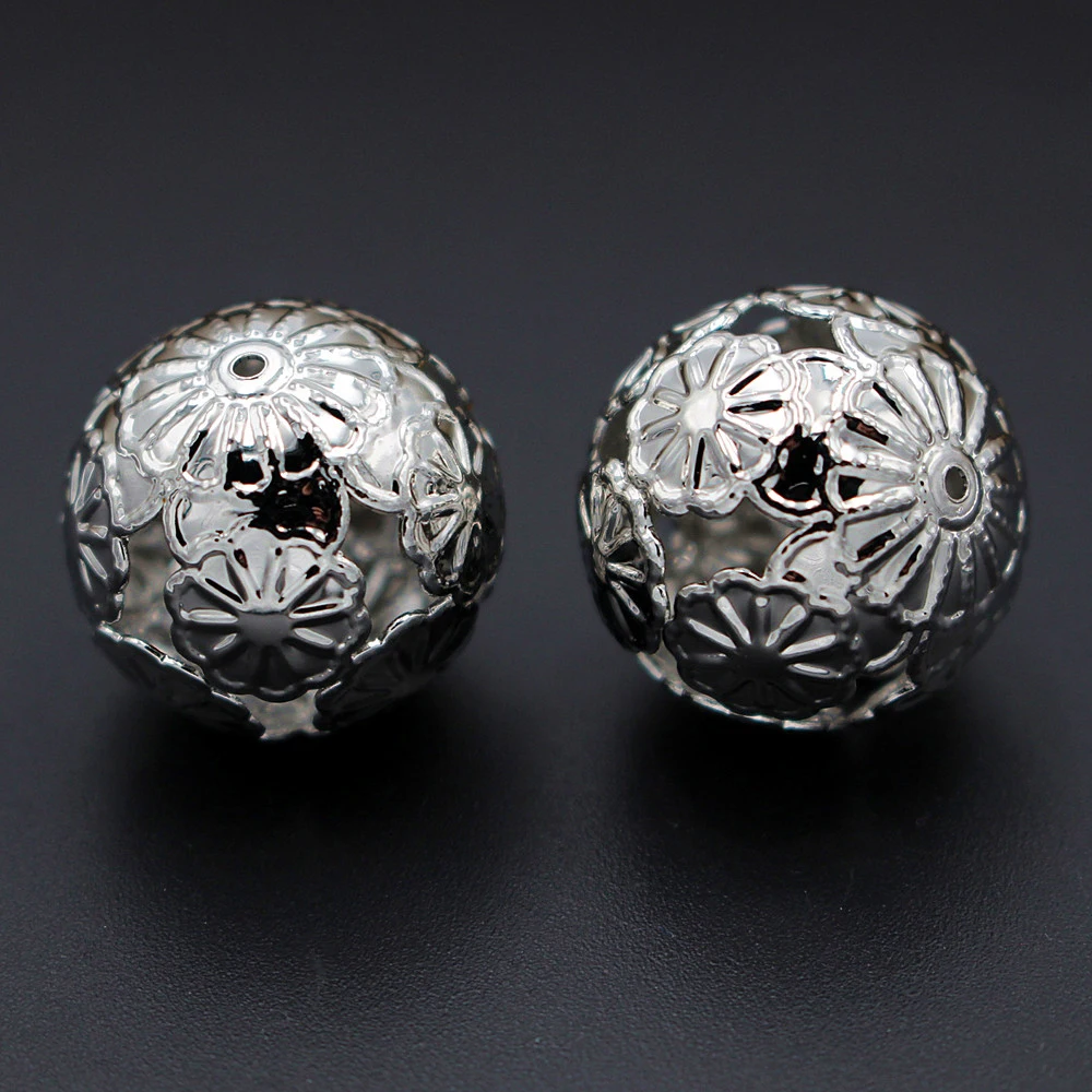 Spacer Beads Metal Charms Hollow Flower Round Ball Bracelet Beads Accessories DIY for Indian Earrings Necklace Jewelry Making
Spacer Beads Metal Charms Hollow Flower Round Ball Bracelet Beads Accessories DIY for Indian Earrings Necklace Jewelry Making