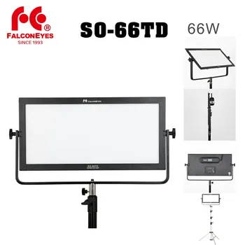 Falcon Eyes 66W SO-66TD 3000-5600K Adjustable Square Soft LED Panel Lamp Light for Film Advertisement Shooting Photography
Falcon Eyes 66W SO-66TD 3000-5600K Adjustable Square Soft LED Panel Lamp Light for Film Advertisement Shooting Photography
