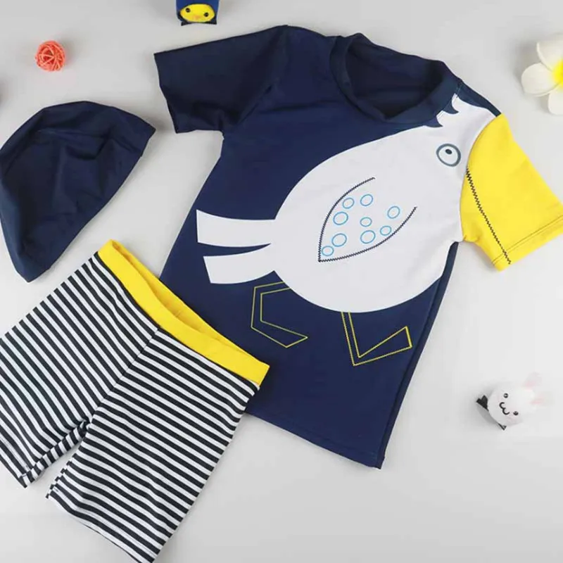 Children's Swimsuit Boys Swimwear Three 3 Piece Swimsuit for Children Kids Bathing Suit Boys Swimming Clothes for Kids Baby Boy
Children's Swimsuit Boys Swimwear Three 3 Piece Swimsuit for Children Kids Bathing Suit Boys Swimming Clothes for Kids Baby Boy
