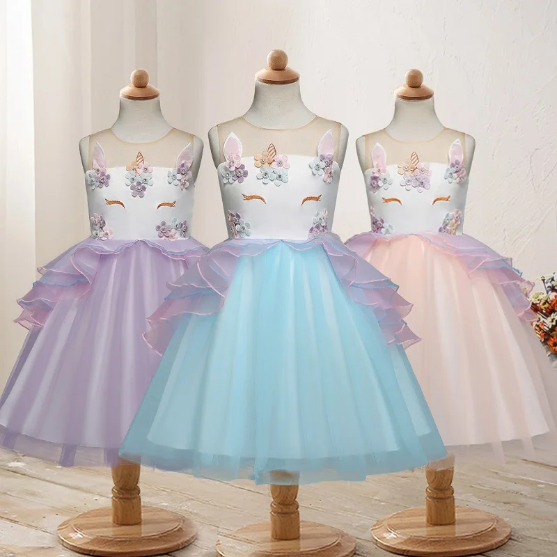 Christmas Dress Unicorn Party Girls Dress Elegant Birthday Costumes Summer Wedding Dresses For Kids Children Tutu Dresses
Christmas Dress Unicorn Party Girls Dress Elegant Birthday Costumes Summer Wedding Dresses For Kids Children Tutu Dresses