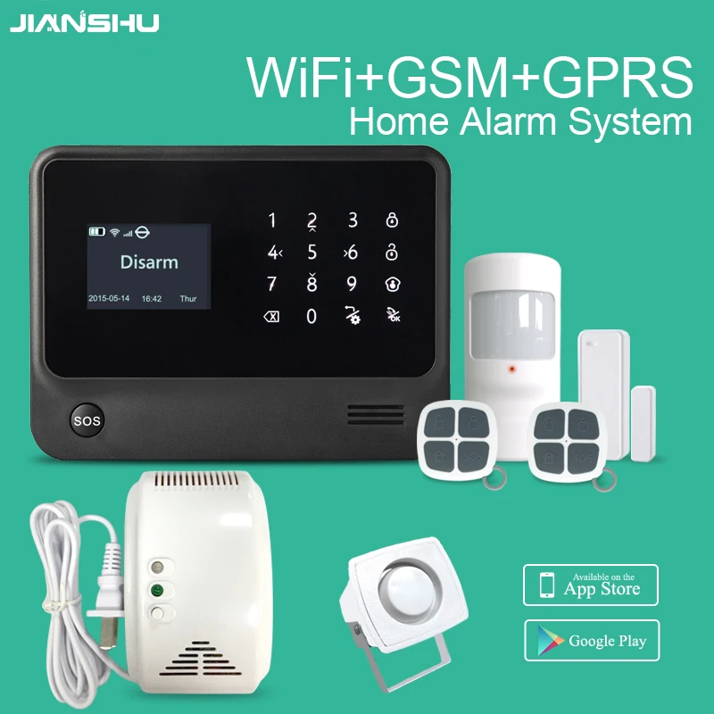 Сигнализация Охранная G90B Plus с поддержкой gsm Wi-Fi gprs sms | Безопасность и защита