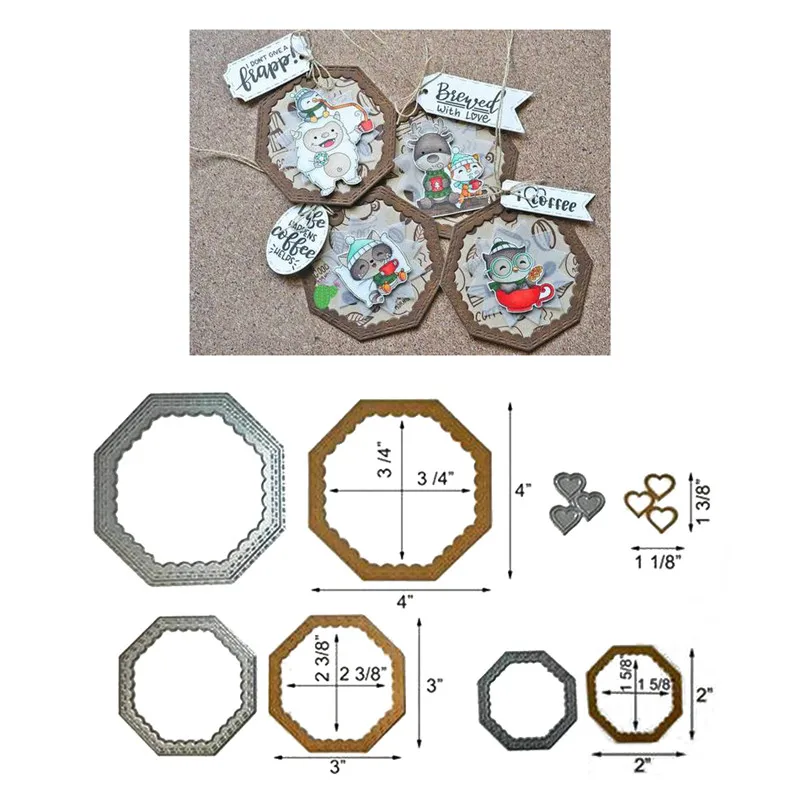 GJCrafts 102*102MM Inside Scalloped Octagon Cutting Dies New 2018 for Scrapbooking Album Embossing Paper Crafts Diecuts
GJCrafts 102*102MM Inside Scalloped Octagon Cutting Dies New 2018 for Scrapbooking Album Embossing Paper Crafts Diecuts
