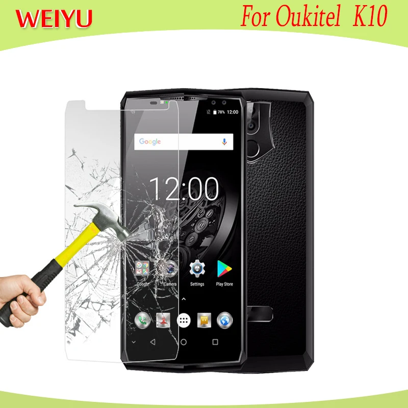 Фото WEIYU закаленное Стекло для Oukitel K10 Экран протектор запасная часть телефона