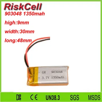 Free shipping 3.7V 1350mah 903048 Lithium Polymer Li-Po Rechargeable Battery For Mp3 MP4 MP5 GPS PSP mobile Pocket PC e-books
Free shipping 3.7V 1350mah 903048 Lithium Polymer Li-Po Rechargeable Battery For Mp3 MP4 MP5 GPS PSP mobile Pocket PC e-books