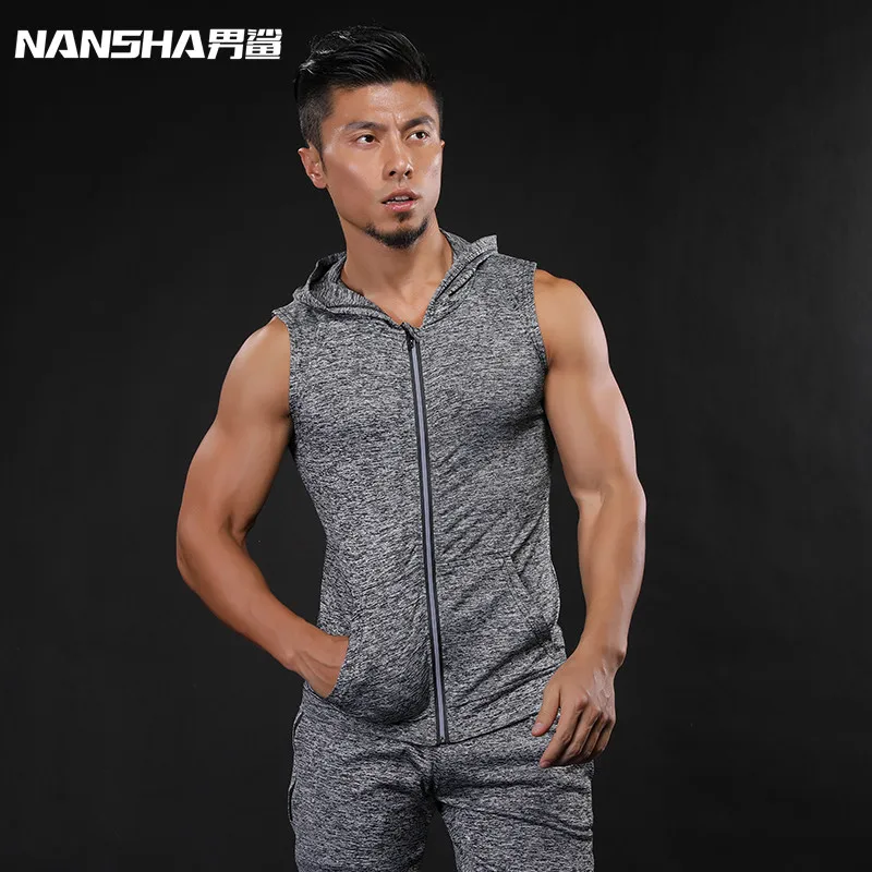 NANSHA Brand 2018 New Gyms Hoodie Stringer Tank Top Men Waistcoat Fitness Vest Men's Singlets Sporting Sleeveless Sweatshirts
NANSHA Brand 2018 New Gyms Hoodie Stringer Tank Top Men Waistcoat Fitness Vest Men's Singlets Sporting Sleeveless Sweatshirts