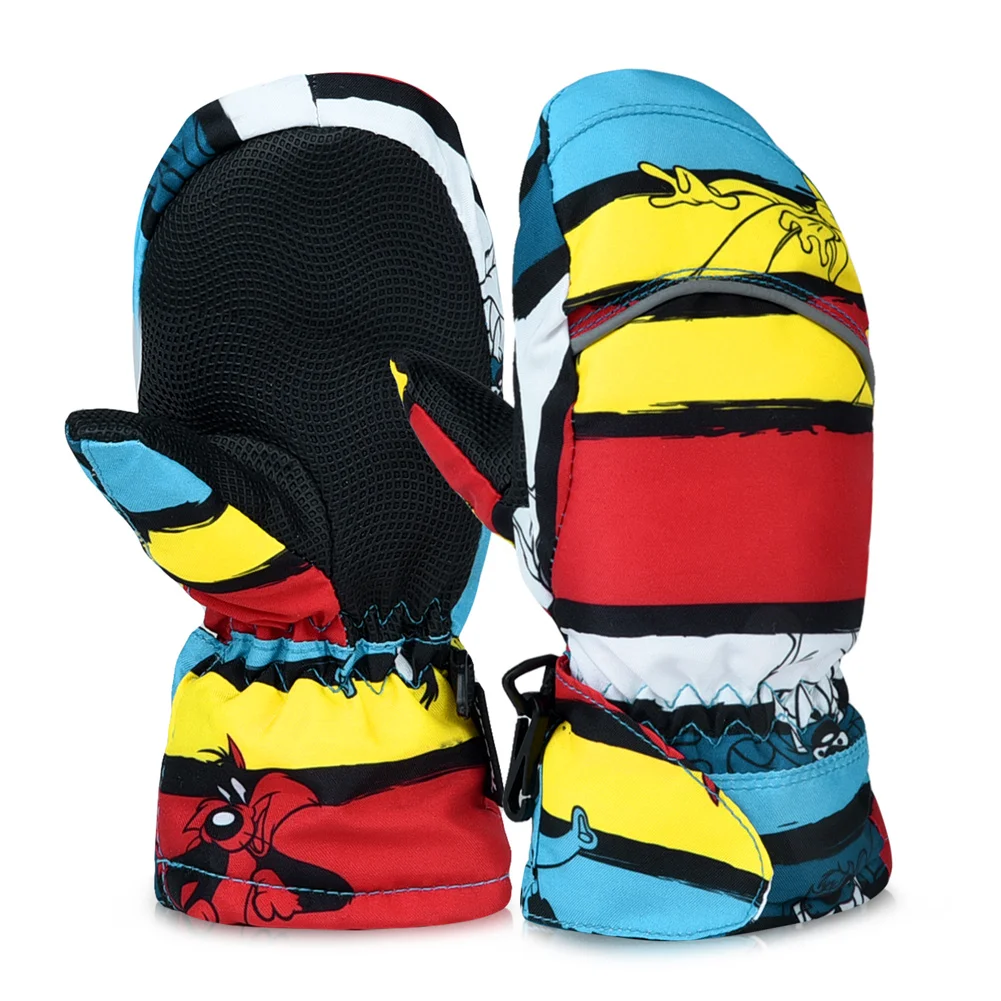 Vbiger Children Kids Warm Skiing Gloves Thick Waterproof Irregular Pattern Mittens Gloves with Fleece Lining for Boy Girl
Vbiger Children Kids Warm Skiing Gloves Thick Waterproof Irregular Pattern Mittens Gloves with Fleece Lining for Boy Girl