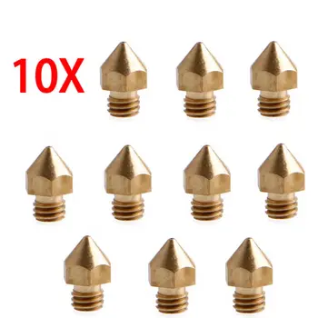 2018 New10pcs for 1.75mm 3D Printer 0.2 0.3 0.4 0.5mm MK8 Extruder Nozzle Print Head Lot MAR2
2018 New10pcs for 1.75mm 3D Printer 0.2 0.3 0.4 0.5mm MK8 Extruder Nozzle Print Head Lot MAR2