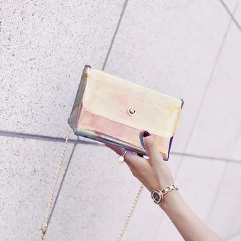 2017 new tide summer transparent jelly bag Korean version of the laser small square bag shoulder Messenger bag
2017 new tide summer transparent jelly bag Korean version of the laser small square bag shoulder Messenger bag