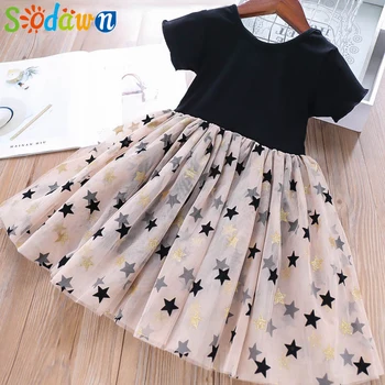 Sodawn Kids Dresses For Girls Star Print Knit Splicing Mesh Dress Children'S Clothing Girls Clothes
Sodawn Kids Dresses For Girls Star Print Knit Splicing Mesh Dress Children'S Clothing Girls Clothes