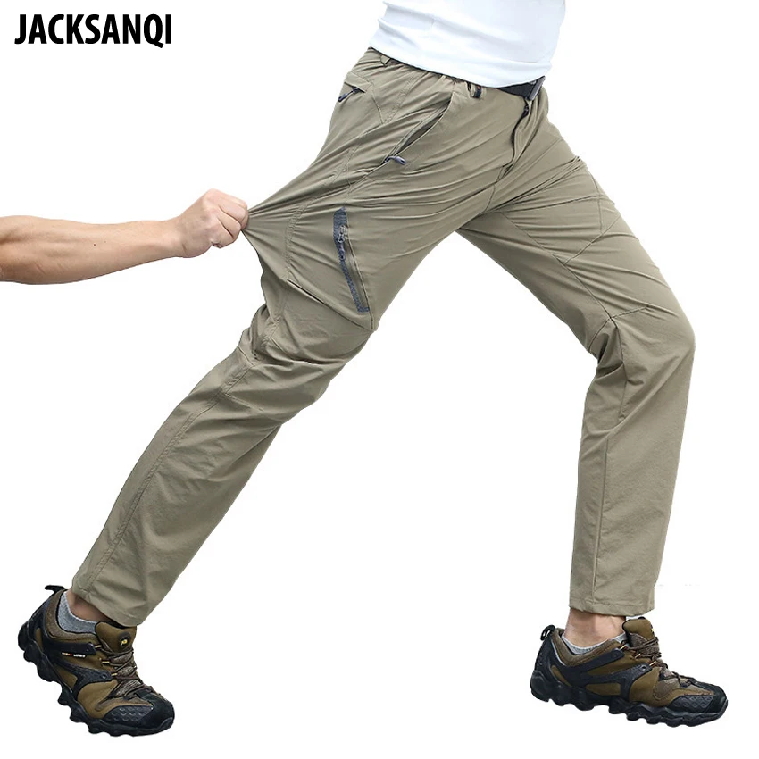 JACKSANQI 8XL Summer Men's Elastic Quick Dry Pants Outdoor Sport Mountain Climbing Hiking Trekking Fishing Thin Trousers RA131
JACKSANQI 8XL Summer Men's Elastic Quick Dry Pants Outdoor Sport Mountain Climbing Hiking Trekking Fishing Thin Trousers RA131