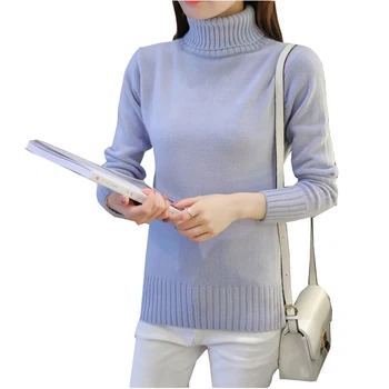 2020 New Thick Turtleneck Warm Women Sweater Autumn Winter Knitted Femme Pull High Elasticity Soft Female Pullovers Sweater Top
2020 New Thick Turtleneck Warm Women Sweater Autumn Winter Knitted Femme Pull High Elasticity Soft Female Pullovers Sweater Top