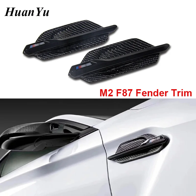 M2 F87 Replacement Carbon Fiber Fender Trim for BMW 2 Series Air Vents Exterior Styling Parts 2016 2017 2018 2019 +
M2 F87 Replacement Carbon Fiber Fender Trim for BMW 2 Series Air Vents Exterior Styling Parts 2016 2017 2018 2019 +
