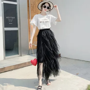 New Fashion Women Ladies Petticoat Maxi Long Skirt Dress Casaul Summer Beach Holiday A-Line Sundress Skirts Solid Yarn Dresses
New Fashion Women Ladies Petticoat Maxi Long Skirt Dress Casaul Summer Beach Holiday A-Line Sundress Skirts Solid Yarn Dresses
