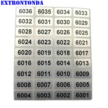 1000pcs Consecutive Number Labels From 6001 to 7000 Inventory Stickers Waterproof 20x10mm Small Size
1000pcs Consecutive Number Labels From 6001 to 7000 Inventory Stickers Waterproof 20x10mm Small Size