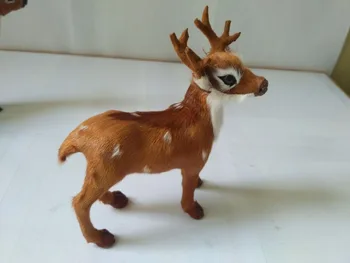 simulation sika deer model,polyethylene&real furs antlers deer 15x16cm handicraft Figurines prop,home decoration toy gift a1833
simulation sika deer model,polyethylene&real furs antlers deer 15x16cm handicraft Figurines prop,home decoration toy gift a1833