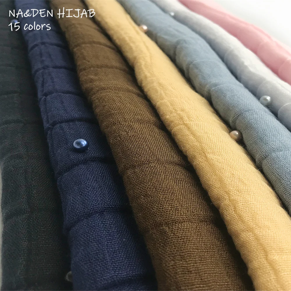 NEW fashion Pearls pleated plain hijab scarf square embossed design women scarves shawls hijabs soft shawls muslim headscarf
NEW fashion Pearls pleated plain hijab scarf square embossed design women scarves shawls hijabs soft shawls muslim headscarf