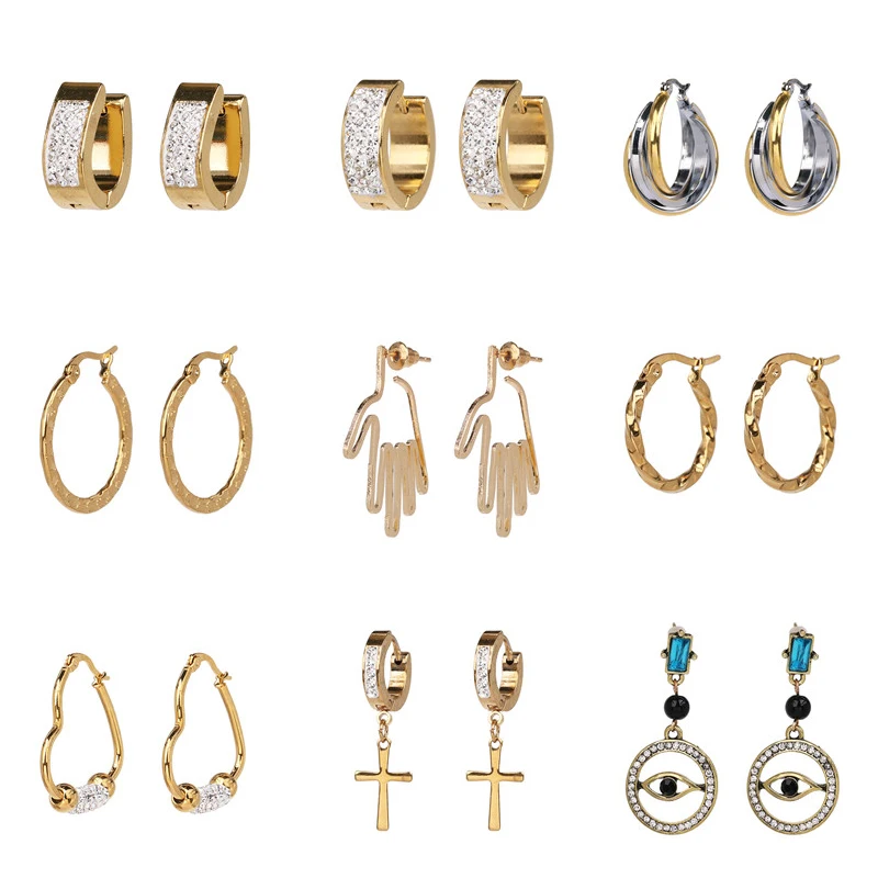 FASHIONSNOOPS Small Drop Earrings Gold Color Stainless Steel Circle Dangle Earring for Women Ear Rings Clip Huggie Earrings Hot
FASHIONSNOOPS Small Drop Earrings Gold Color Stainless Steel Circle Dangle Earring for Women Ear Rings Clip Huggie Earrings Hot