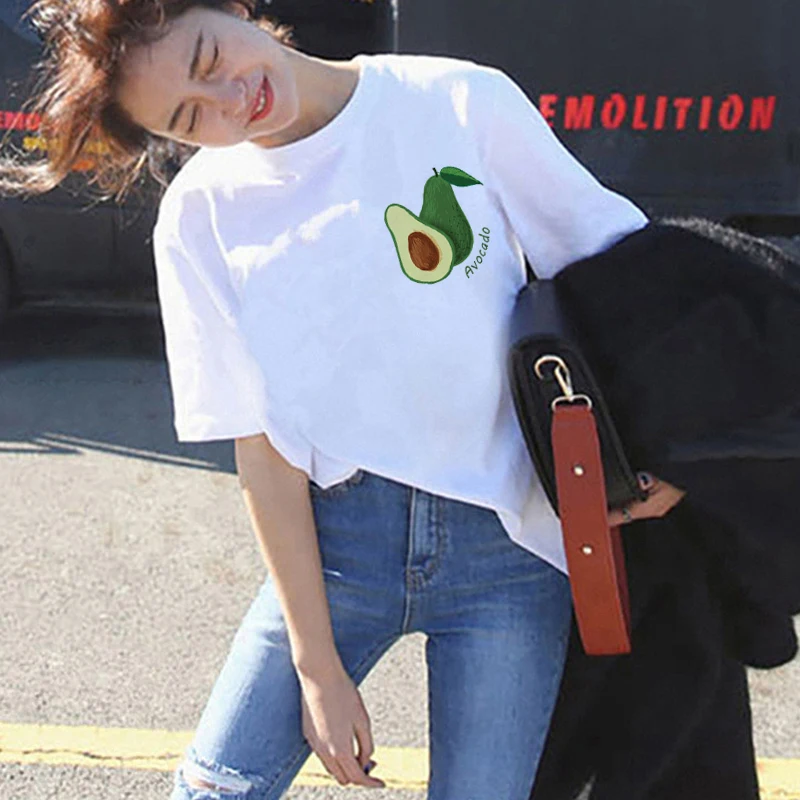 Avocado Harajuku Funny Cartoon T Shirts Women Ullzang Kawaii Small Fresh T-shirt 90s Korean Style Tshirt Graphic Top Tees Female
Avocado Harajuku Funny Cartoon T Shirts Women Ullzang Kawaii Small Fresh T-shirt 90s Korean Style Tshirt Graphic Top Tees Female
