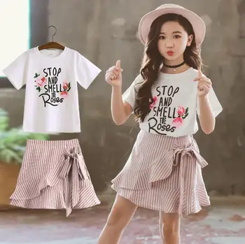 Baby Girl Clothes Summer Girls Skirt Clothes Flower Top+Stripe Skirt 2 Pcs Girls Clothing Baby Girls Clothes
Baby Girl Clothes Summer Girls Skirt Clothes Flower Top+Stripe Skirt 2 Pcs Girls Clothing Baby Girls Clothes