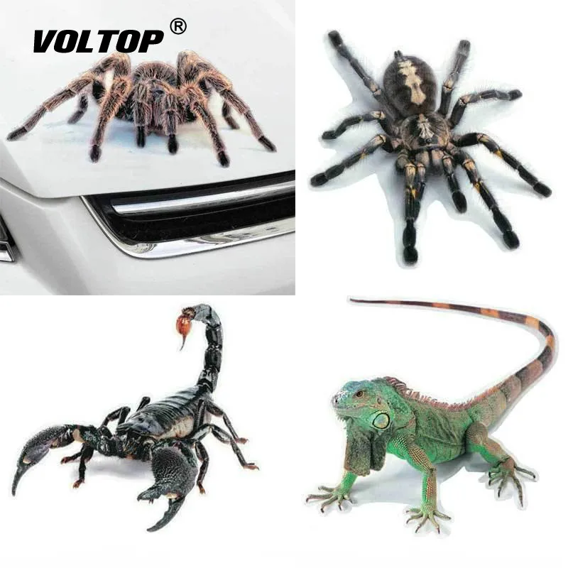 3D Car Sticker Animals Bumper Spider Gecko Scorpions Car-styling Abarth Vinyl Decal Sticker Cars Auto Motorcycle Accessories
3D Car Sticker Animals Bumper Spider Gecko Scorpions Car-styling Abarth Vinyl Decal Sticker Cars Auto Motorcycle Accessories