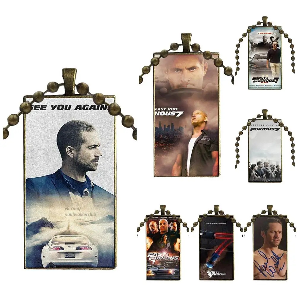 EJ Glaze Fast And Furious 7 Paul Walker For Women Glass Pendant Necklace Handmade Half Pendant Rectangle Necklace
EJ Glaze Fast And Furious 7 Paul Walker For Women Glass Pendant Necklace Handmade Half Pendant Rectangle Necklace