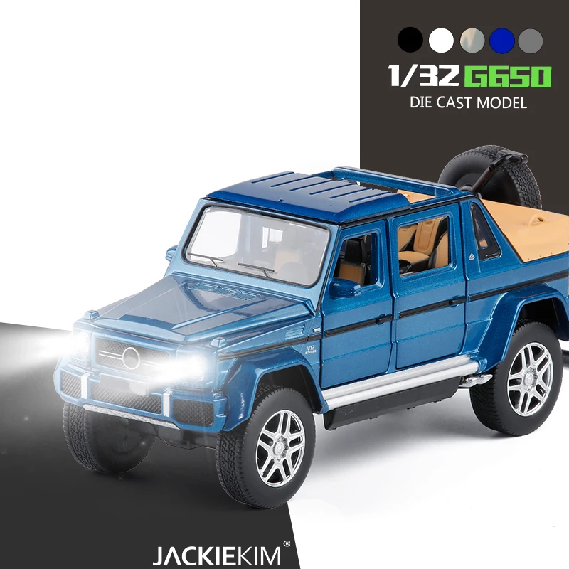 1/32 G650 SUV Off-Road Simulation Toy Car Model Alloy Pull Back Genuine License Flashing Collection Children Toys Gift
1/32 G650 SUV Off-Road Simulation Toy Car Model Alloy Pull Back Genuine License Flashing Collection Children Toys Gift