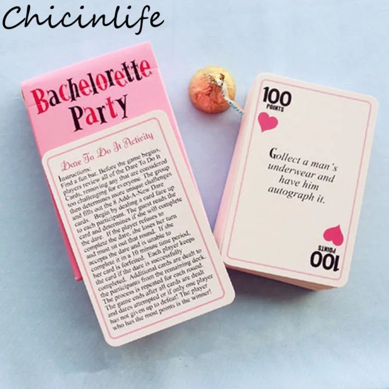 Chicinlife 1Set Paper Playing Poker Cards Game Hen Night Party Supplies Bachelorette Party Decoration
Chicinlife 1Set Paper Playing Poker Cards Game Hen Night Party Supplies Bachelorette Party Decoration