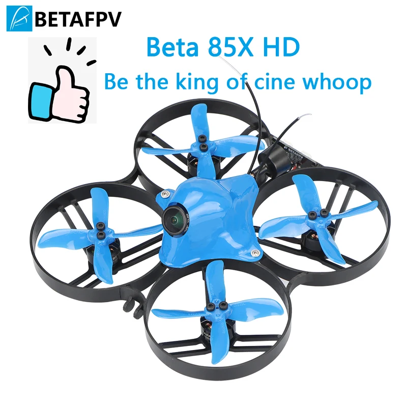 Beta85X Whoop Quadcopter 2S HD whoop DVR with 1105 6000KV motor 2S F4 FC BLHeli_32 ESC AXII ANTENNA EMAX Avan 2" 4-Blades Props
Beta85X Whoop Quadcopter 2S HD whoop DVR with 1105 6000KV motor 2S F4 FC BLHeli_32 ESC AXII ANTENNA EMAX Avan 2" 4-Blades Props