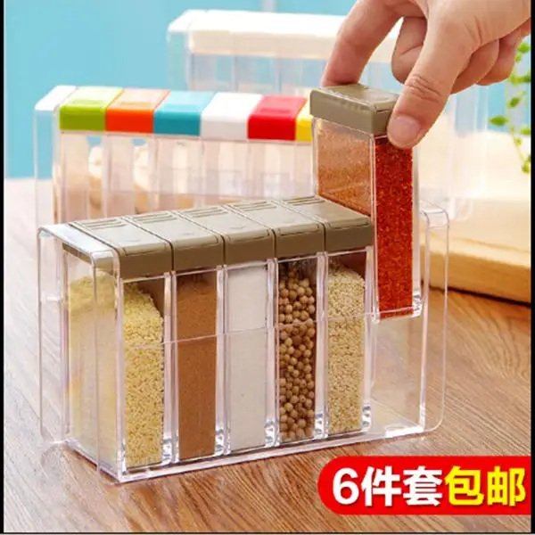 kitchen Seasoning Box Plastic Spice Jar With Lid Can Sugar Organizer Box Home Storage Organization Accessories
kitchen Seasoning Box Plastic Spice Jar With Lid Can Sugar Organizer Box Home Storage Organization Accessories