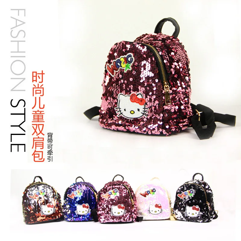 New children's bags, backpack, shoulder bag, cute cartoon fashion sequins, KT boy and girl travelling bag, bag.
New children's bags, backpack, shoulder bag, cute cartoon fashion sequins, KT boy and girl travelling bag, bag.