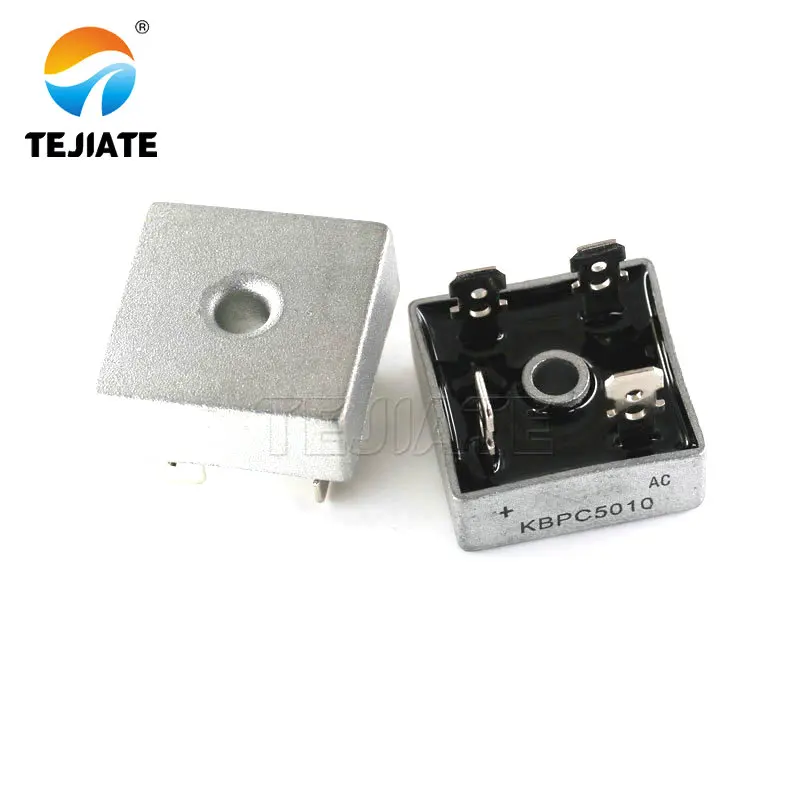 2PCS KBPC5010 diode bridge rectifier diode 50A 1000V KBPC 5010 power rectifier diode electronica componentes 
2PCS KBPC5010 diode bridge rectifier diode 50A 1000V KBPC 5010 power rectifier diode electronica componentes