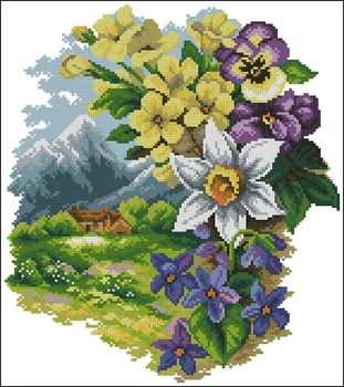 Needlework,DIY Cross Stitch,Sets For Embroidery kits,11CT&14CT,Narcissus
Needlework,DIY Cross Stitch,Sets For Embroidery kits,11CT&14CT,Narcissus