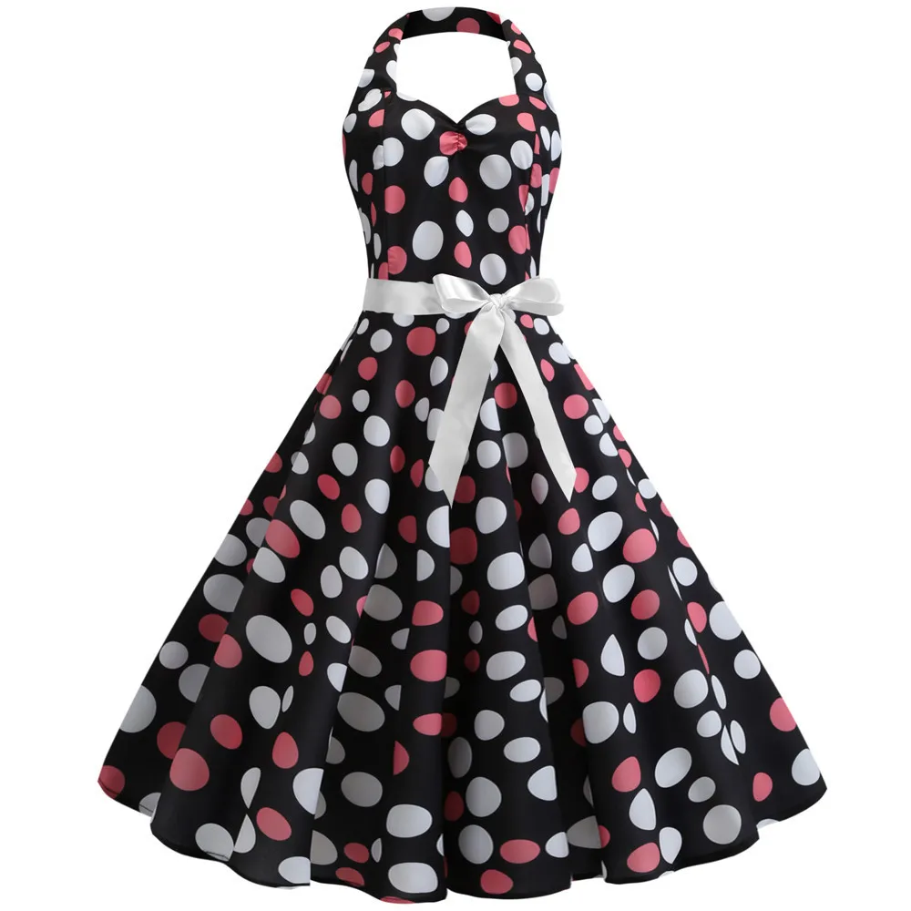 Retro Polka Dot Hepburn Vintage 50 S 60 S Pin Up Rockabilly Clothes Robe Plus Size Elegant Midi Dress Sexy Holder Party Dress
Retro Polka Dot Hepburn Vintage 50 S 60 S Pin Up Rockabilly Clothes Robe Plus Size Elegant Midi Dress Sexy Holder Party Dress