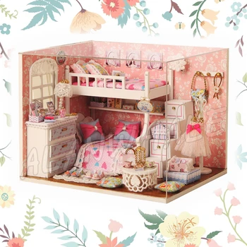 Miniature Doll House Princess Living Room DIY Girls Dream Wooden Dollhouse Furnitures Crafts Teenager Toys Model Building Kits
Miniature Doll House Princess Living Room DIY Girls Dream Wooden Dollhouse Furnitures Crafts Teenager Toys Model Building Kits