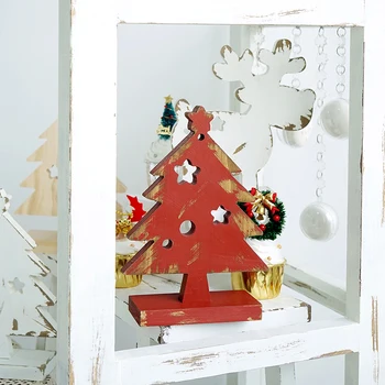 Christmas ornament, old wood elk ornaments, red christmas tree, desktop decorations
Christmas ornament, old wood elk ornaments, red christmas tree, desktop decorations