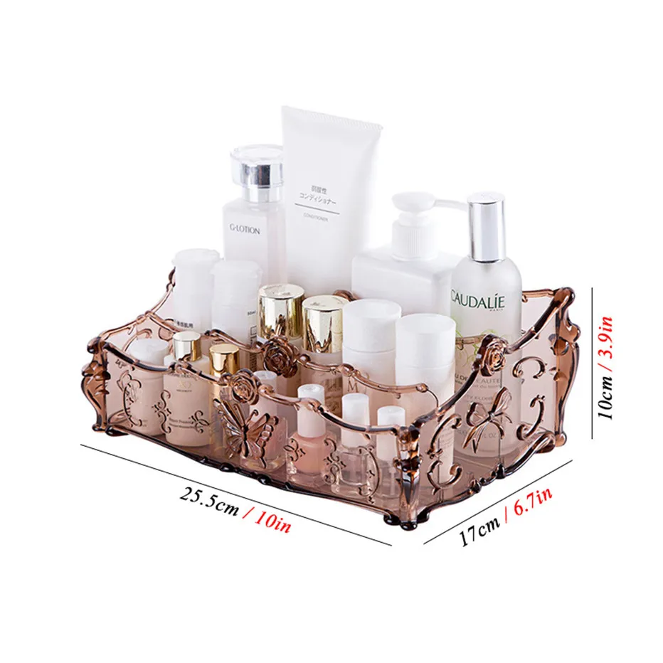 Makeup Cosmetic Storage Box Brush Lipstick Holder Desk Bathroom Organizer Large Capacity Makeup Display Case6