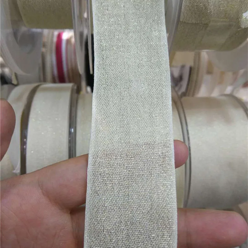 10 yards very thin Woven Cotton Polyester Webbing Translucent Webbing Gold Lurex Breathable Cotton Tape For Garment
10 yards very thin Woven Cotton Polyester Webbing Translucent Webbing Gold Lurex Breathable Cotton Tape For Garment