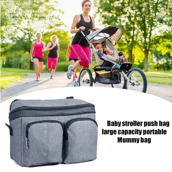 Baby Stroller Organizer Large Capacity Portable Mommy Bag Umbrella Car Storage Bag
Baby Stroller Organizer Large Capacity Portable Mommy Bag Umbrella Car Storage Bag
