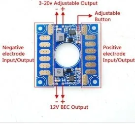 5 в 12 В Регулируемое напряжение двойной BEC Выходная плата ESC распределение соединение Кабан
5 в 12 В Регулируемое напряжение двойной BEC Выходная плата ESC распределение соединение Кабан