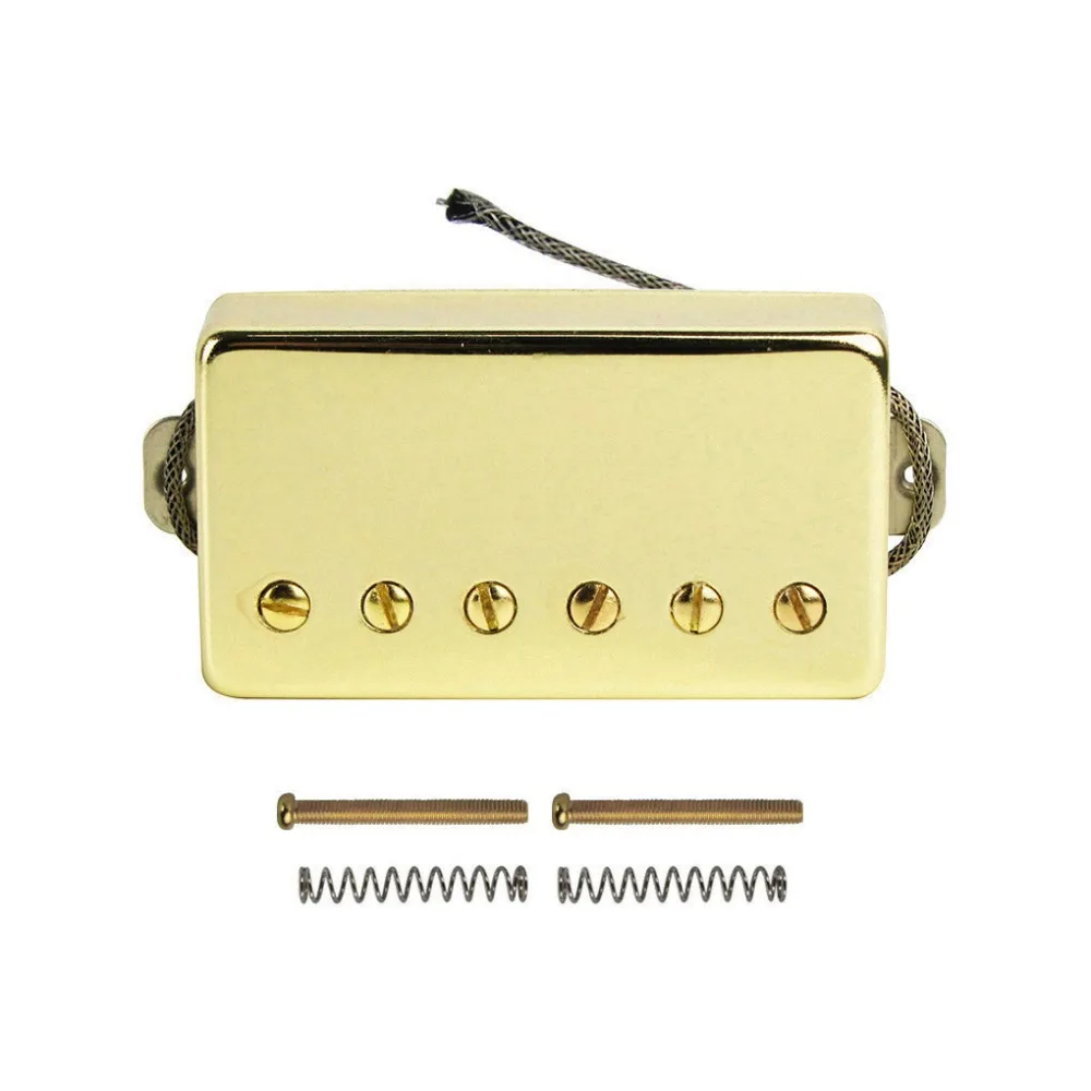NEW Alnico 5 / V Humbucker Electric Guitar Pickup Gold Neck or Bridge Pickup Choose For LP Style Guitar
NEW Alnico 5 / V Humbucker Electric Guitar Pickup Gold Neck or Bridge Pickup Choose For LP Style Guitar