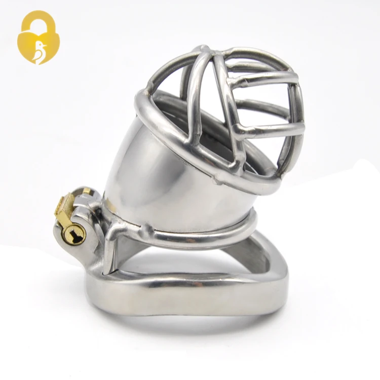 

CHASTE BIRD Stainless Steel Male Chastity Device,Chastity Belt,Cock Cage,Penis Ring,Men's Virginity Lock,Cock Ring,AB026