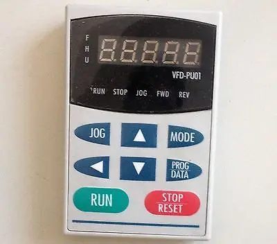 DHL/EMS 2 Sets Used Delta VFD-B/VFD-F Series Inverter Operator Panel VFD-PU01 Tested
DHL/EMS 2 Sets Used Delta VFD-B/VFD-F Series Inverter Operator Panel VFD-PU01 Tested